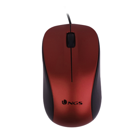 NGS MOUSE OTTICO 1200 DPI CON FILO ROSSO