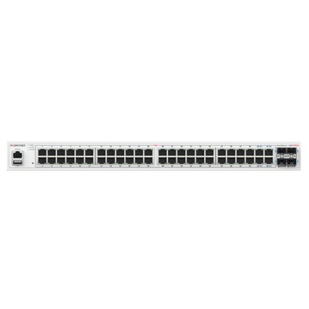 FORTISWITCH-148F-FPOE SWITCH L2+ MAN. CON 48 P. GE + 4 P. SFP+ POWER BUDGET FINO A 740W