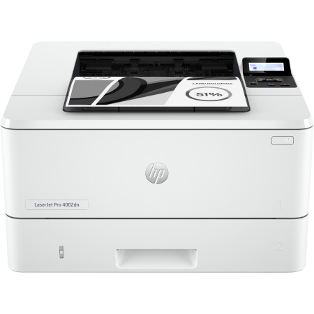 HP STAMPANTE LASER A4 B/N, LASERJET PRO 4002DN, SERIE 4000, 40PPM, FRONTE/RETRO, USB/LAN