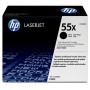HP TONER NERO 55X PER LJ P3015 CE255X, 12500 PAG