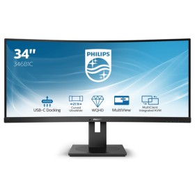 PHILIPS MONITOR CURVO 34 VA 21:9 WQHD 5MS 300CDM, DP/HDMI, USB-C, ALTEZZA, MULTIMEDIALE