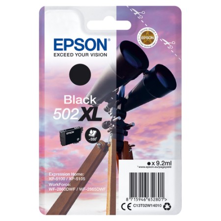 EPSON CART INK NERO BINOCOLO 502XL