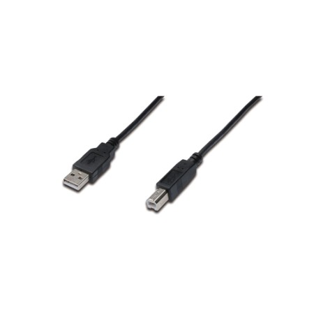 DIGITUS CAVO USB 2.0, A/B, M/M, NERO, 1,8MT