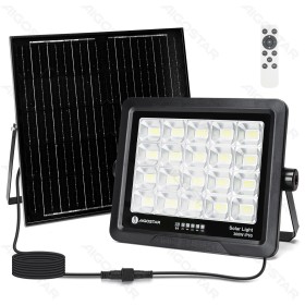 Faretto LED Solare Aigostar 300 W | 3000 lm – 6500 K – IP65