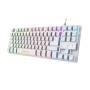 TRUST TASTIERA GXT833W THADO TKL BIANCO IT