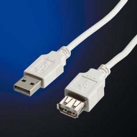 ROLINE CAVO USB2.0 CABLE, A - A, M F, 1.8M