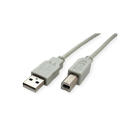 STANDARD CAVO USB2.0 CABLE, A-B, M/M, BEIGE, 3M
