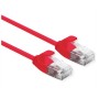 ROLINE CAVO UTP DATA CENTER PATCHCORD CAT.6A, CLASS EA, LSOH, SLIM, ROSSO, 1M