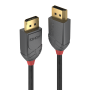 LINDY CAVO DISPLAYPORT 1.4 ANTHRA LINE, 1M