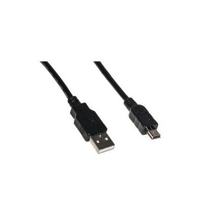 LINK CAVO USB 2.0 MINI B 5 POLI PER RICARICA O TRASMISSIONE DATI IN RAME MT.1,8