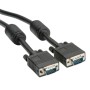 ROLINE CAVO DI RETE HQ VGA CABLE+ FERRITE, DDC, HD15, M/M, 6 M NERO