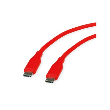 ROLINE CAVO USB COLORATO, 1M, ROSSO