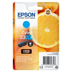 EPSON CART INK CIANO XL PER XP-630 XP-830 XP-635, SERIE 33 XL ARANCIA