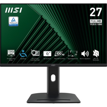 MSI MONITOR 27 LED IPS 16:9 FHD 1MS 100hz, PIVOT, VGA/HDMI, MULTIMEDIALE