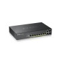 ZYXEL SWITCH MANAGED LAYER 3 LITE, 8X GB POE 180W, 2X SFP, FANLESS DESKTOP/RACK, NFLEX