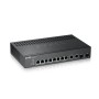 ZYXEL SWITCH MANAGED LAYER 3 LITE, 8X GB, 2X SFP, FANLESS DESKTOP/RACK, NFLEX