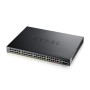 ZYXEL SWITCH MANAGED LAYER 3 LITE, 48X GBPOE , 2X 10GPOE 600W, 4 SFP+, RACK, NFLEX