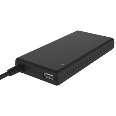 ITEK ALIMENTATORE UNIVERSALE SLIM PER  NOTEBOOK 90W CON 12 CONNETTORI,  PORTA USB 5V1A, 100/240VAC,
