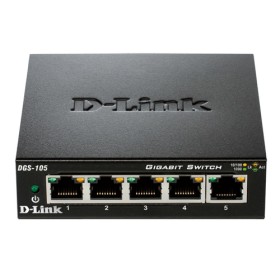 D-LINK SWITCH 5 PORTE GIGABIT CASE METALLICO