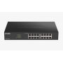 D-LINK SWITCH 16 PORTE GIGABIT SMART MANAGED, FANLESS, 802.1Q VLAN, 802.1p QoS, 11 RACKMOUNT INSTALLATION