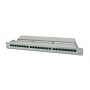 DIGITUS PANNELLO PATCH 19" SCHERMATO 16 PORTE 8 POLI RJ45 PER RETI CATEGORIA 6 - 1 UNITA GRIGIO