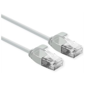 ROLINE CAVO DI RETE UTP DATA CENTER PATCHCORD CAT.6A/CLASSE EA, LSOH, SLIM, GRIGIO, 0.3M