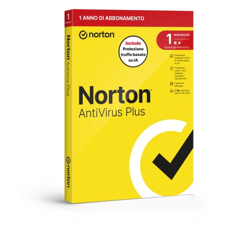 NORTON ANTIVIRUS PLUS 2026 -ANTITRUFFA- 1 DISPOSITIVO 12 MESI 2GB - IT BOX