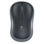 LOGITECH MOUSE WIRELESS M185 FULL-SIZE, OTTICO, USB, GRIGIO