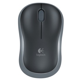 LOGITECH MOUSE WIRELESS M185 FULL-SIZE, OTTICO, USB, GRIGIO