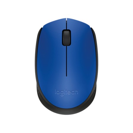 LOGITECH MOUSE WIRELESS OTTICO M171 BLU