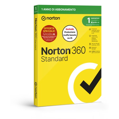 NORTON 360 STANDARD 2026 - ANTITRUFFA- ATTACH 1 DISPOSITIVO 12 MESI 10GB - IT BOX