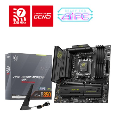 MSI MB AMD B850M MORTAR WIFI AM5,DDR5,QUALCOMM NCM865