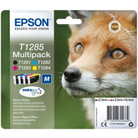 EPSON CART INK MULTIPACK T128 (NERO, CIANO, MAGENTA, GIALLO), SERIE M VOLPE