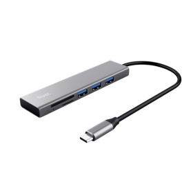 TRUST HUB E LETTORE SCHEDE HALYX FAST USB-C HUB