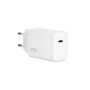 VULTECH CARICATORE ADATTATORE UNIVERSALE 1 PORTA TYPE-C PD67 QC 3.0 GaN 67W PPS, BIANCO