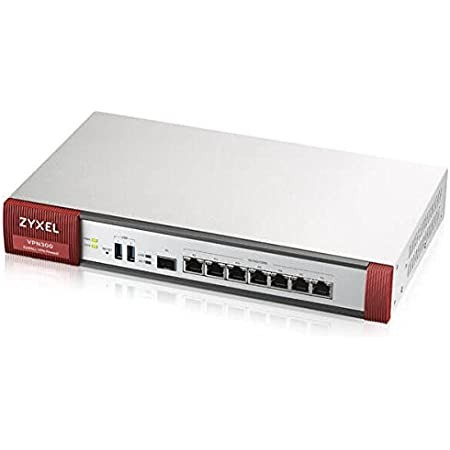 ZYXEL FIREWALL USG FLEX 100 SECURITY GATEWAY 1XWAN, 4XLAN, 1XUSB, VPN 40 IPSEC/L2TP, 30 SSL, AMAZON VPC, SSL INSPECTION, PCI DS