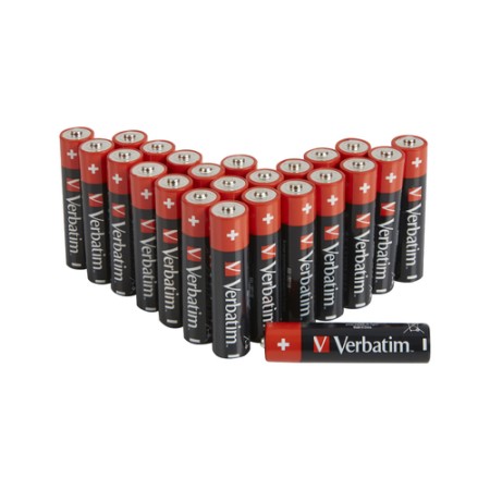 VERBATIM ALKALINE BATTERY AAA 24-PACK (BOX)