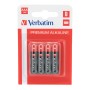 VERBATIM ALKALINE BATTERY AA 4-PACK (HANGCARD)