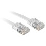 LINDY CAVO DI RETE CAT.6 U/UTP FLAT BIANCO, 1M