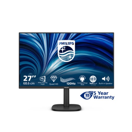 PHILIPS MONITOR 27 LED IPS QHD 16:9 4MS 350 CDM, PIVOT, DP/HDMI, MULTIMEDIALE