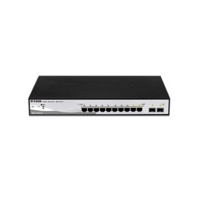 D-LINK SWITCH 8 PORTE GIGABIT + 2 PORTE SFP SMART+
