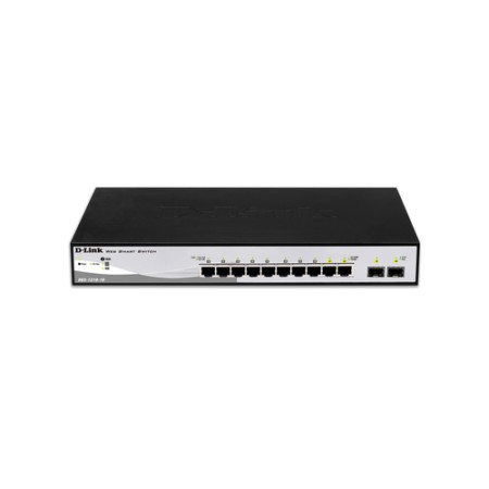 D-LINK SWITCH 8 PORTE GIGABIT + 2 PORTE SFP SMART+
