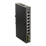 D-LINK SWITCH INDUSTRIALE 8 PORTE GIGABIT, INCLUDE 2 X 100/1000M SFP