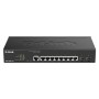 D-LINK SWITCH 8 PORTE GBIT POE MANAGED INCL. 2 X SFP