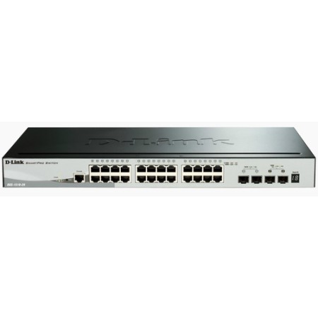 D-LINK SWITCH 28 PORTE 10/100/1000 GIGABIT STACKABLE SMART MANAGED SWITCH INCLUDING 4 10G SFP+ PORTS