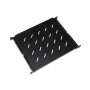 LINK RIPIANO UNIVERSALE PER ARMADIO RACK ESTRAIBILE SU BINARI TELESCOPICI 1 UNITA NERO 350MM