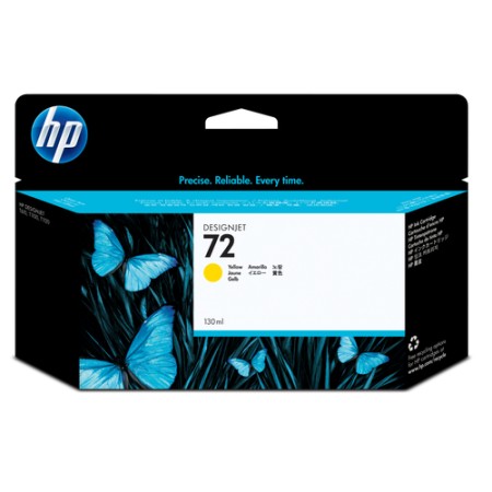 HP CART INK 72 GIALLO VIVERA 130 ML PER PLOTTER 1100/T610