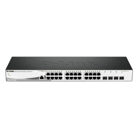 D-LINK SWITCH 24-PORT 10/100/1000BASE-T + 4 SFP PO D-LINK SWITCH 24-PORT 10/100/1000BASE-T + 4 SFP P