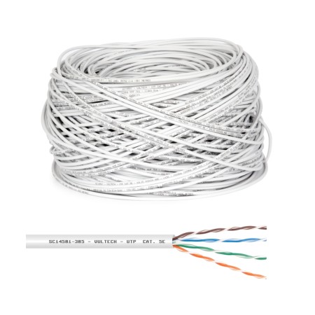 VULTECH MATASSA LAN 305MT CAT 5E UTP, LSZH 24AWG CU CPR PASS ECA