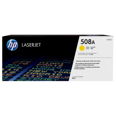 HP TONER GIALLO 508A 5000 PAGINE PER M552/M553/M577